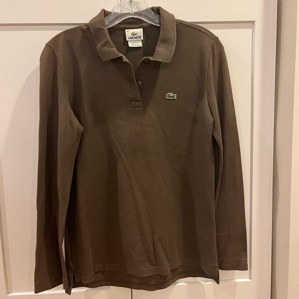 women’s lacoste long sleeve